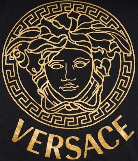 versace shoes whit logo in the back|black and gold Versace logo.